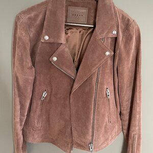 BLANKNYC Suede Moto Jacket